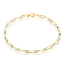Bracelet Or Bicolore Danae