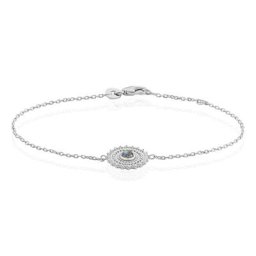 Bracelet Nyoko Argent Blanc Labradorite