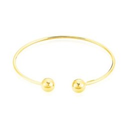 Bracelet Jonc Davina Boules Or Jaune