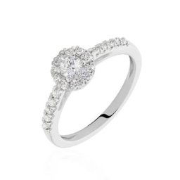 Bague Urbane Platine Blanc Diamant