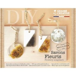 Kit créatif moulage savons « fleurs séchées »