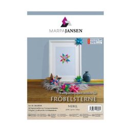 Set de bandes en papier transparent pour étoiles de Fröbel ""brume"", 60 pièces