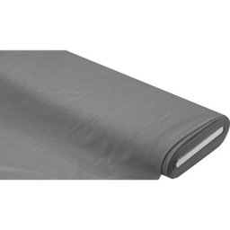 Tissu jersey en coton bio, gris foncé