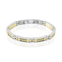 Bracelet Jourdan Priam Acier Bicolore