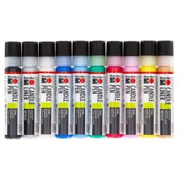 Marabu Stylos de cire « Candle Liner », 10x 25 ml