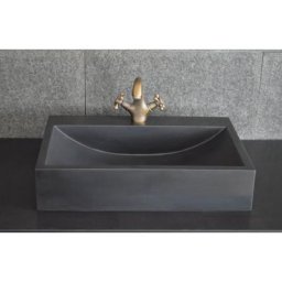 Vasque en pierre naturelle granit ou basalte PEGASUS SHADOW
