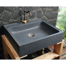 Evier de cuisine en Pierre Granit vA©ritable 70x60 LAGOS