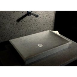Vasque en pierre naturelle A poser 60x40 granit vA©ritable DUNE