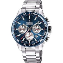 Montre Festina Timeless Chronograph Bleu