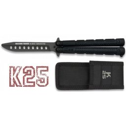 Balisong couteau papillon 22,5cm titane - Entrainement K25