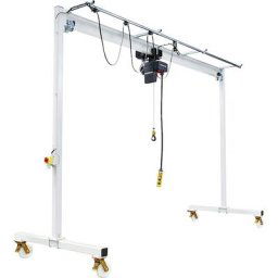 Vetter Portique mobile PA, palan électrique à chaîne et chariot électrique, force 250 kg, largeur utile 6000 mm
