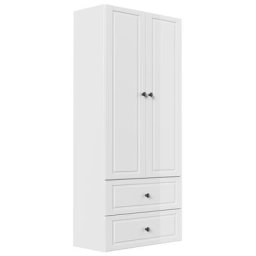 Colonne de salle de bains XL Cottage Blanc brillant