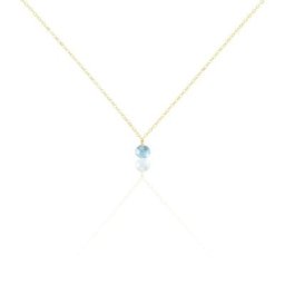 Collier Or Jaune Emilee Oxyde De Zirconium
