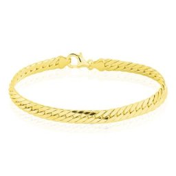 Bracelet Izel Maille Anglaise Or Jaune