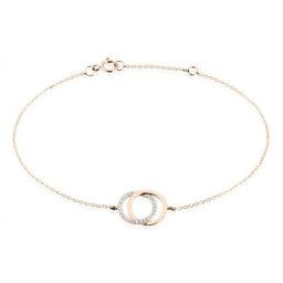 Bracelet Or Rose Tresha Diamants