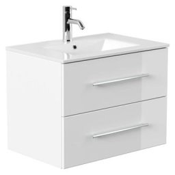 Meuble salle de bain FIRENZE 70 SoftClose blanc brillant