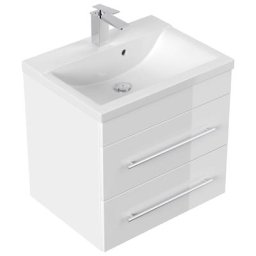 Meuble salle de bain SIA blanc brillant