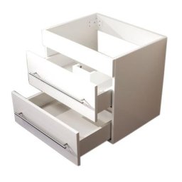 Unterschrank Milet weiss hochglanz ohne Waschbecken