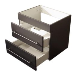 Unterschrank Milet anthrazit seidenglanz ohne Waschbecken