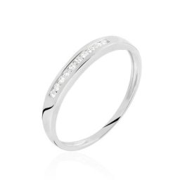 Alliance Yamile Or Blanc Diamant