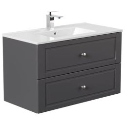 Meuble salle de bain Firenze 90 Cottage Anthracite