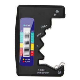 Testeur de capacité de batterie avec écran LCD pour piles C D N AA AAA 9V 1.5V pile bouton évite