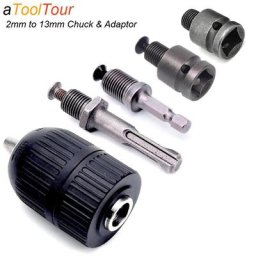 Adaptateur de filetage de mandrin de perceuse sans clé adaptateur de changement rapide