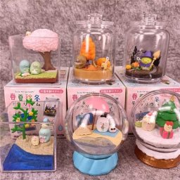 Sumikko Gurashi PVC Anime Model Drifting Bottle Series Japan Cartoon Animal Desk Decor Action