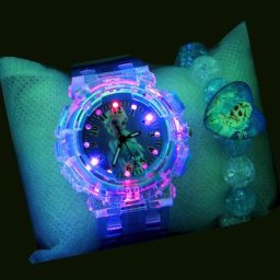 Montre Disney Frozen avec bracelet pour enfants montre princesse Elsa pour filles veilleuse