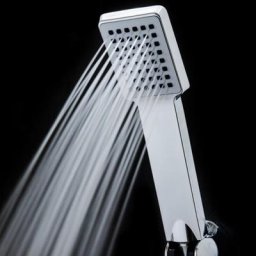 Pommeau de douche à économie d'eau pressurisée ABS HOHand Hold Pommeau de douche carré Booster