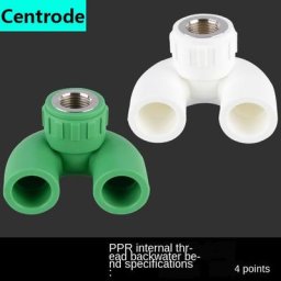 Raccord en laiton double coude de retour tuyau d'eau froide et chaude PPR accessoires de joint de