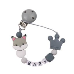 Attache-sucette en silicone personnalisé pour bébé jouets de dentition pour molaires anti-chute