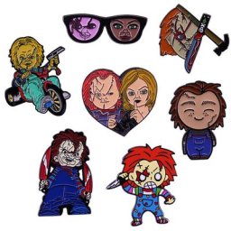 Jeu d'enfant Chucky Butter Pin Good Guile Killer Bride Tiffany Danemark ge Horror Cult Movie