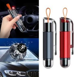 Marteau de sauvetage brise-vitre coupe-ceinture de siège d'urgence sécurité de voiture outil de