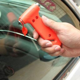 Brise-vitre 2 en 1 pour voiture évacuation d'urgence équipement de sécurité brise-vitre marteau