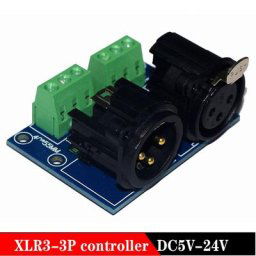 XLR3-3P XLR À 3P DMXorgRelais connecteur terminal adaptateur utilisation pour DMX 512 LED décodeur