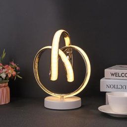 Lampe de Table LED en métal acrylique Style nordique moderne lampe de bureau salon chambre à