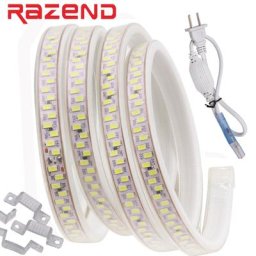 Bande lumineuse LED étanche SMD 5730 110 120V 180 diodes/m 1m/2m/3m/5m/10m/15m/20m/50m 5630