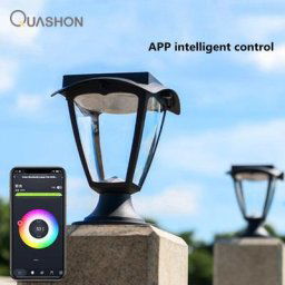 Lampe LED Solaire Intelligente pour l'Extérieur Luminaire Décoratif d'Nik Idéal pour une Villa