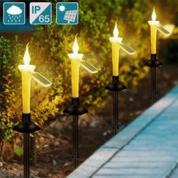 Bougie solaire à usage touristique avec ci-après les supports de l'univers lampe solaire LED