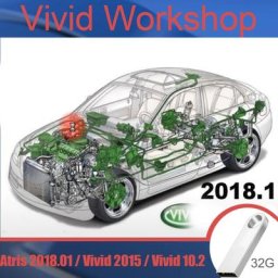 Logiciel de réparation automobile Vivid Workshop DATA 2022 lien Atris-Technik 32 Go USB CD DVD