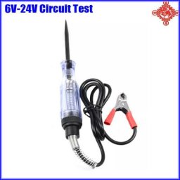 Testeur électrique professionnel de tension de Circuit de voiture moto camion stylo léger 6V-24V