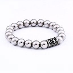 BE16-Dropshipping SION L-Bracelet de Perles Viking en Acier Inoxydable Bijoux à la Mode pour Homme