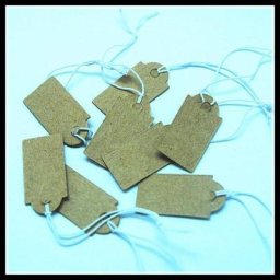 Étiquettes de prix en papier 1000 pièces/lot pour bijoux vêtements couture taille 26x13mm avec