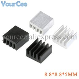 Dissipateur thermique en aluminium pour puce électronique refroidisseur d'ordinateur 8.8x8.8x5mm