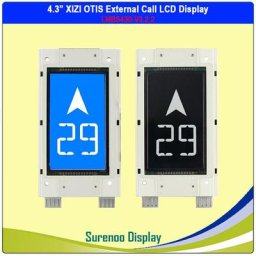 Pour Original XIZI OTIS Appel Externe LCD Affichage Panneau Tech 4.3 ""Pouces LCD LMBS430-V3.2.2
