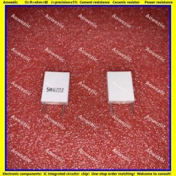 Résistance à ciment sans induction 5W 0.02 ohm 5WR02J R précision céramique 5% 10 pièces