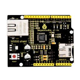 Keyestudio – carte d'extension de contrôle Ethernet W5500 pour Arduino UNOR3 /Mega (sans POE)