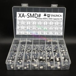 Kit assressentide puzzles électrolytiques en aluminium SMD 1uF-400 uF 24 valeurs 1000 pièces/lot