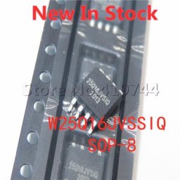 Puce de mémoire IC 5 pièces/lot 100% qualité W25Q16 25Q16 SOP-8 SMD 16M en Stock nouveau et